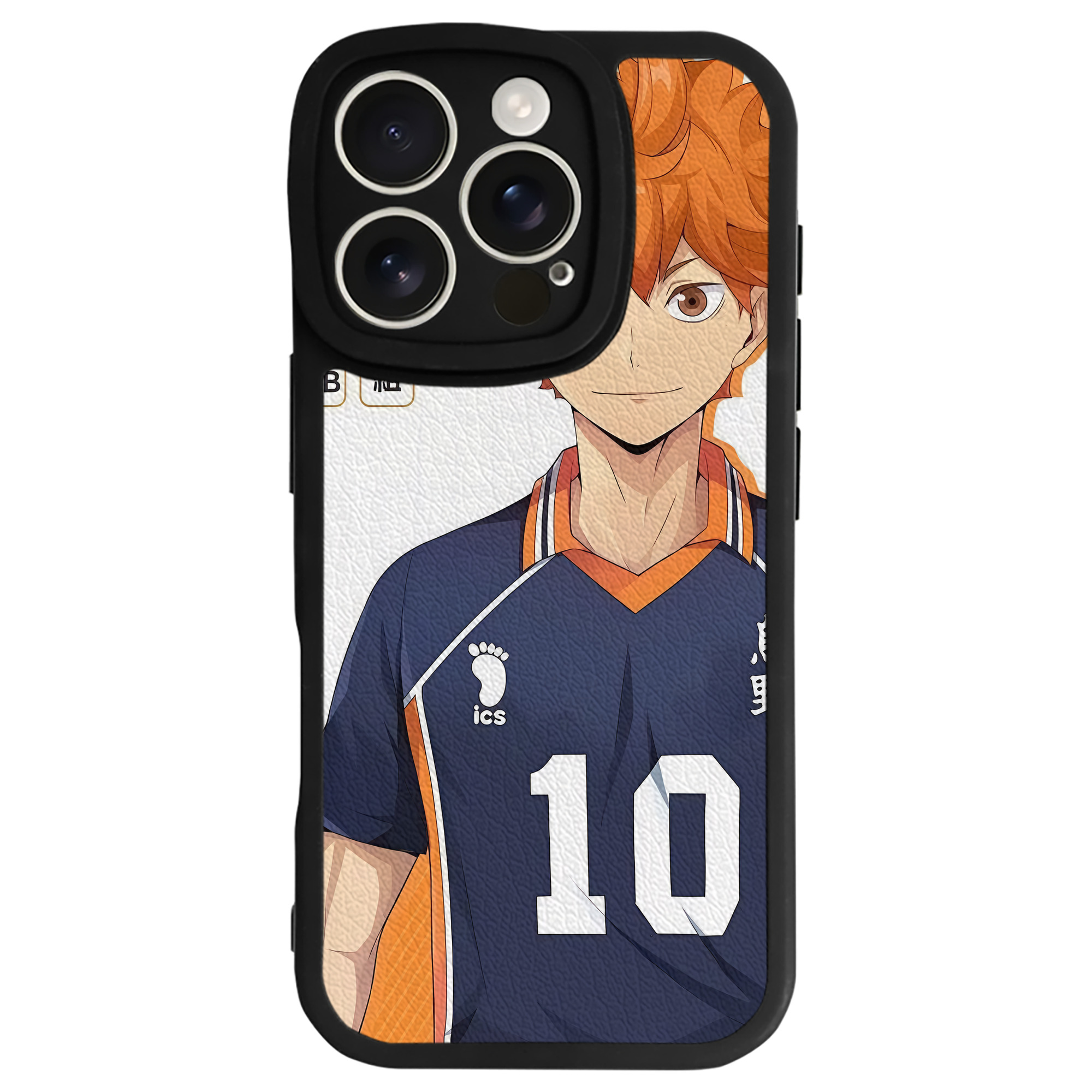 （画像用） ハイキュー!! Haikyu!! 【iPhone 16シリーズ対応】シリコンスマホケース（レザー調） 材質：シリコン
